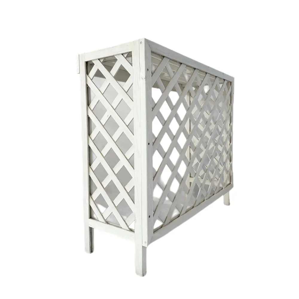 Factory direct supply outdoor air conditioner cover wooden decorative air conditioner cover