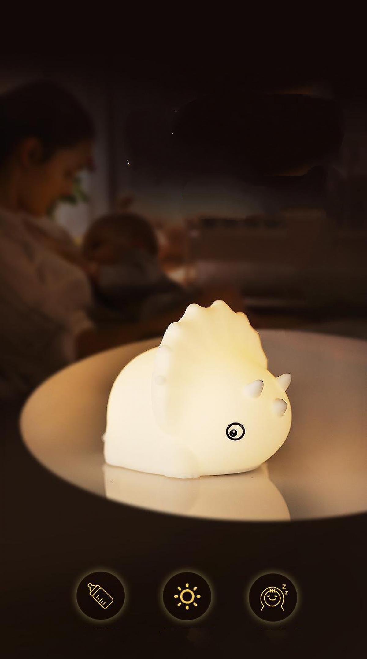 Baby Night Light | Kids Cute Dinosaur Nightlights Lamp For Bedroom Or Nursery | Gifts For Children， Toddler and Newborn |portable Usb Lights