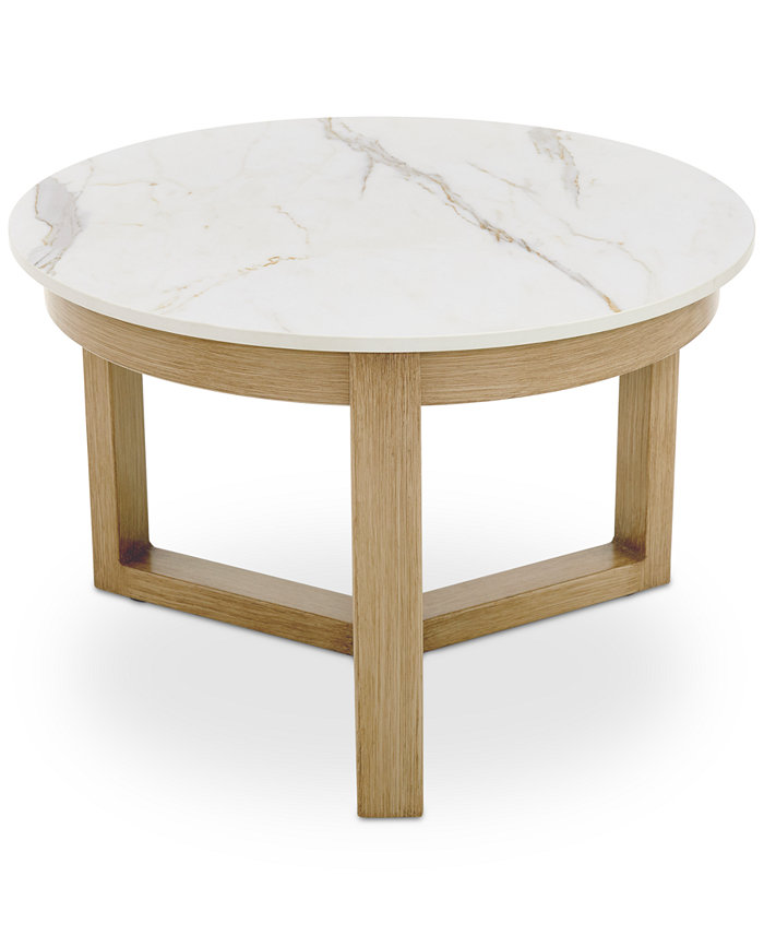 Agio Reid Outdoor 23 Round Porcelain Top Nesting Table