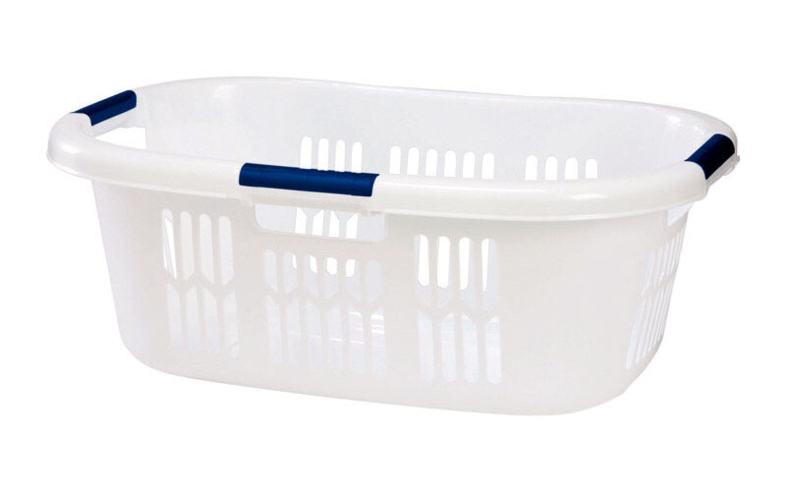 LAUNDRY HAMPER BLU/WHT