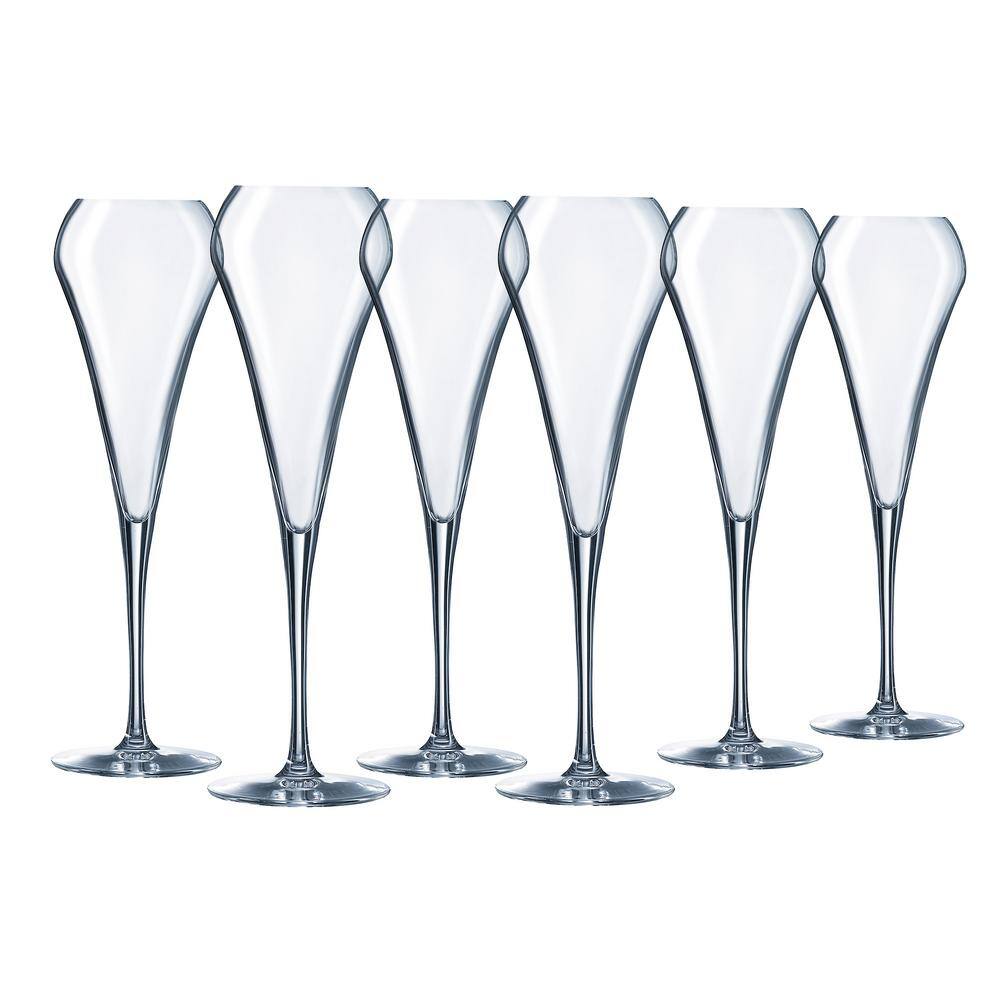 ChefSommelier Open Up 6.75 oz. Effervescent Champagne Flute (Set of 6) Q1053