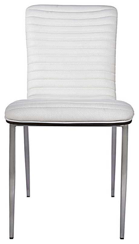 Fernanada Dining Chair White   Midcentury   Dining Chairs   by BisonOffice  Houzz