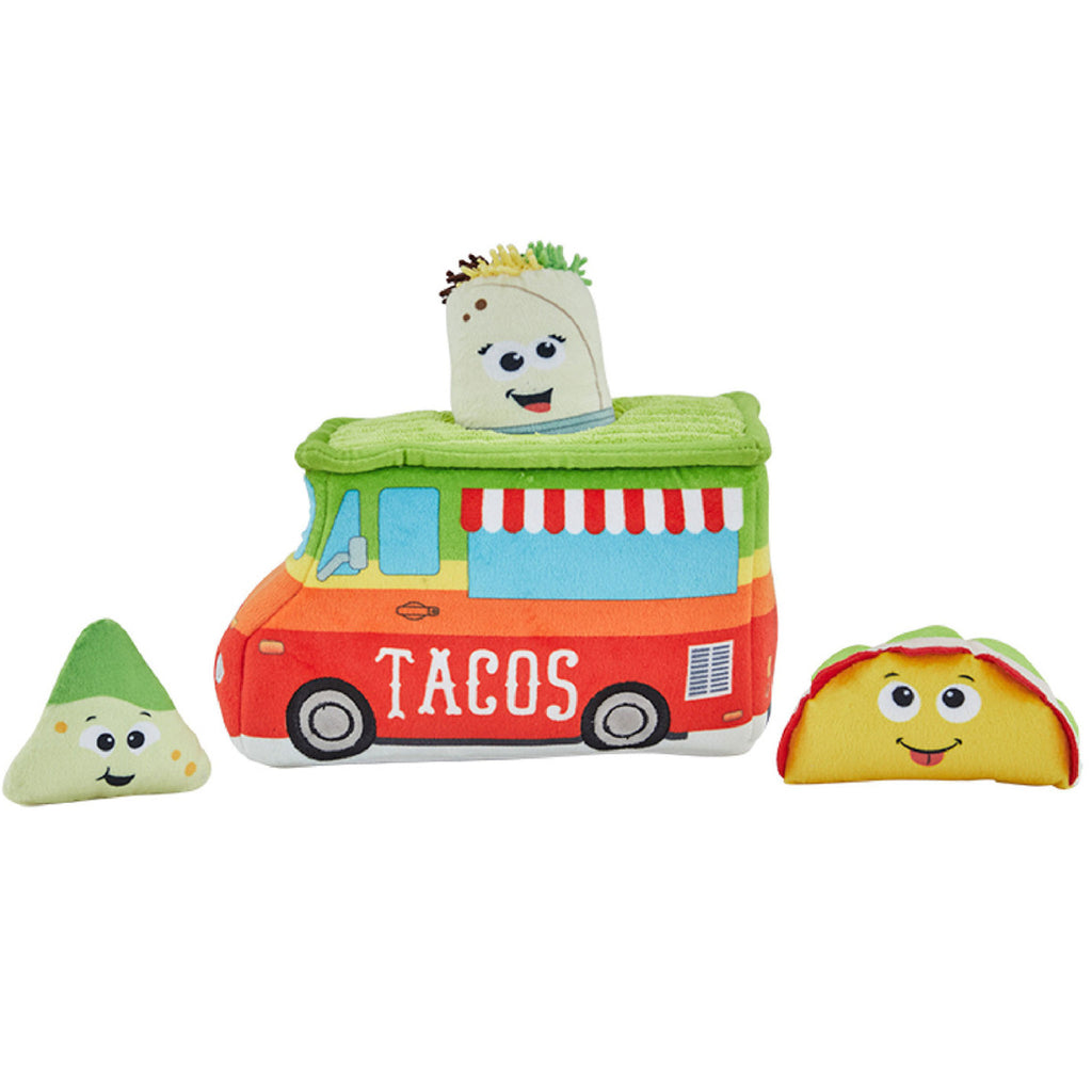 Outward Hound Hide A Taco Truck Dog Toys - 4-Piece