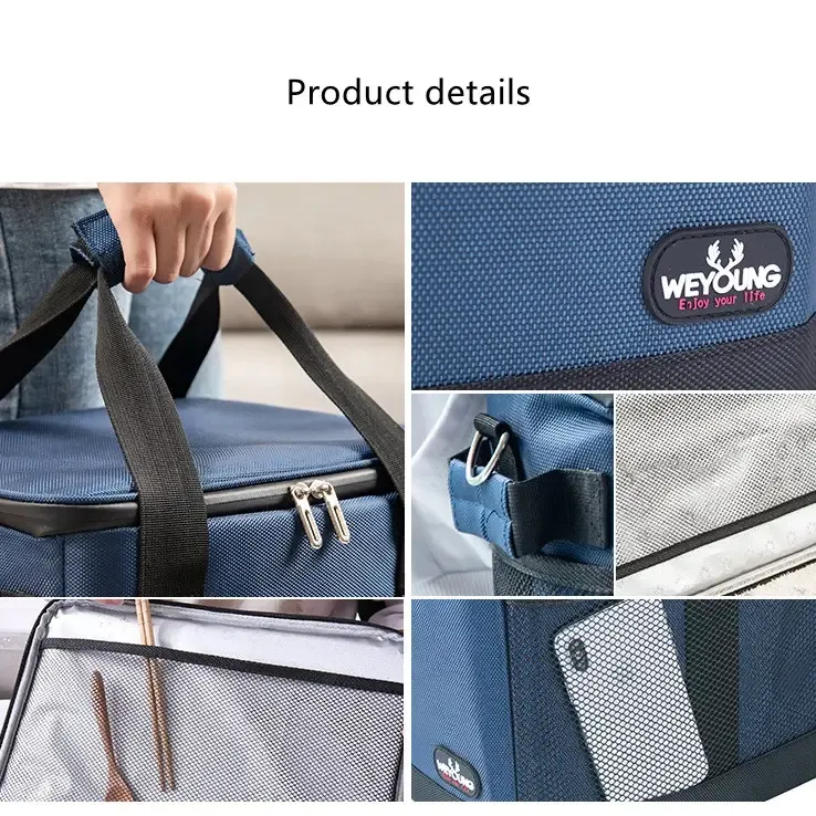 XIWANG Portable Picnic Big Size Lunch Bag Cooler Box Cooling Cooler Bag