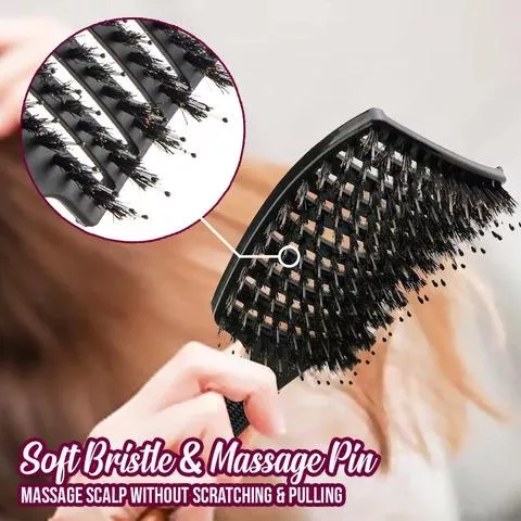 🔥 BIG SALE - 48% OFF🔥🔥 New Year Sale 49% discount - Detangler Bristle Nylon Hairbrush