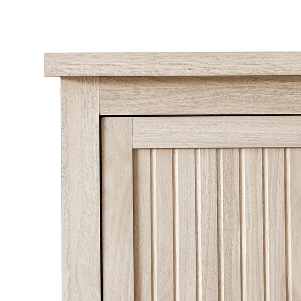 Middlebrook Groove Door 4-Drawer Wardrobe Armoire - - 33128351