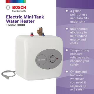 Bosch 4 Gal. Mini-Tank Electric Water Heater ES 4