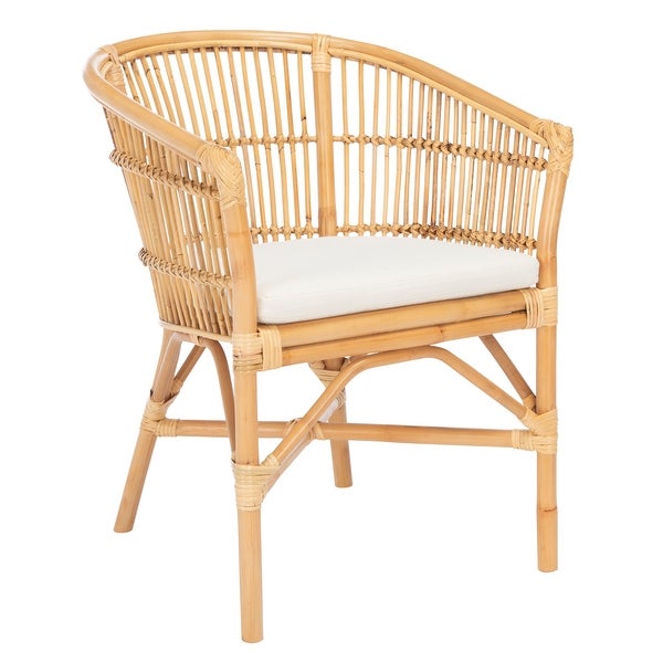 SAFAVIEH Olivia Natural Rattan Accent Chair - 22.6