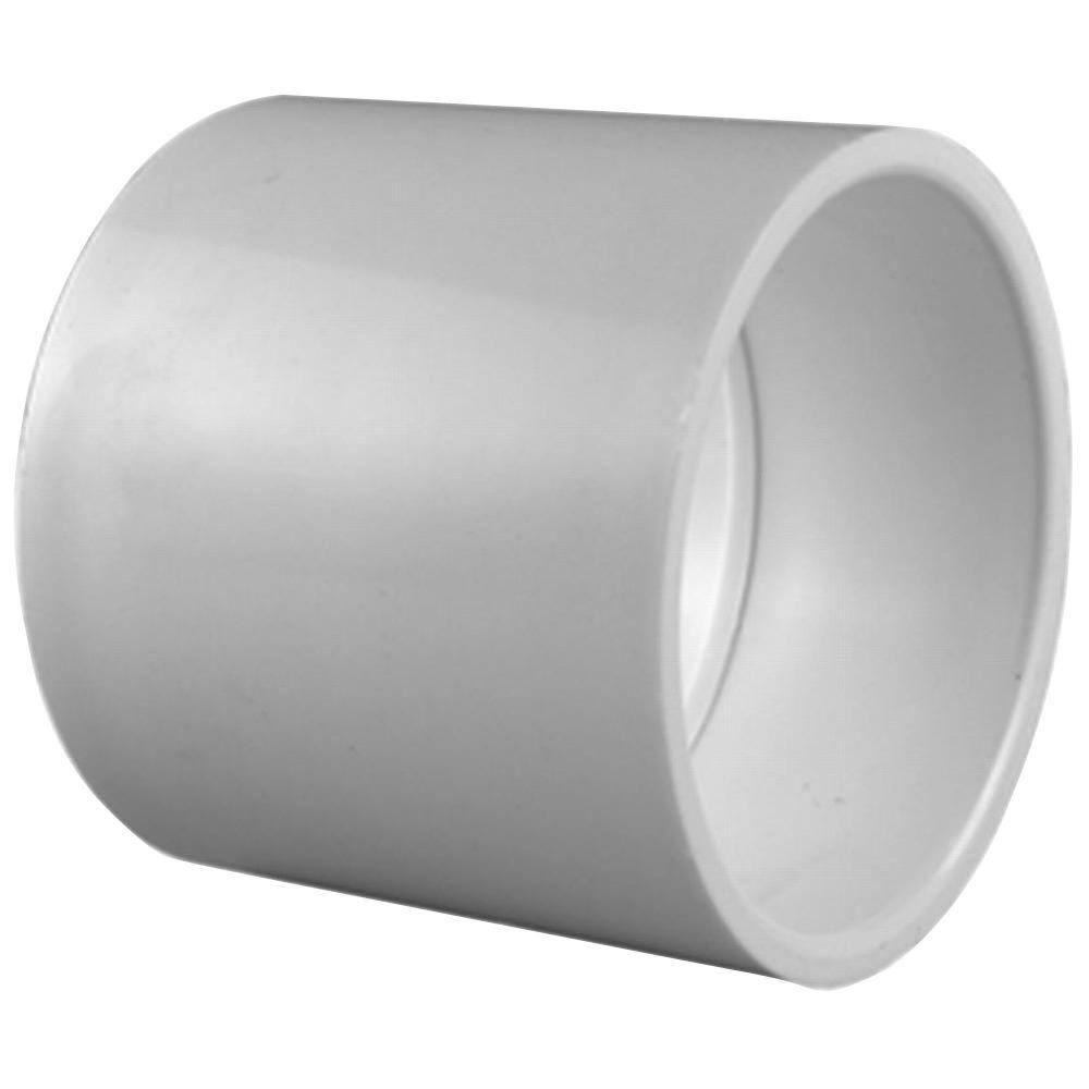 Charlotte Pipe 1-12 in. PVC Schedule 40 S x S Coupling PVC021001400HD