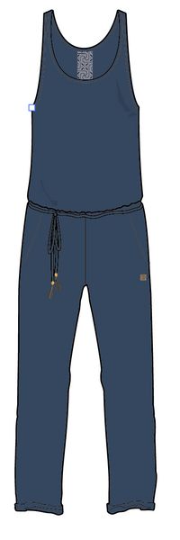 Eva Recycled Jumpsuit - Dark Denim