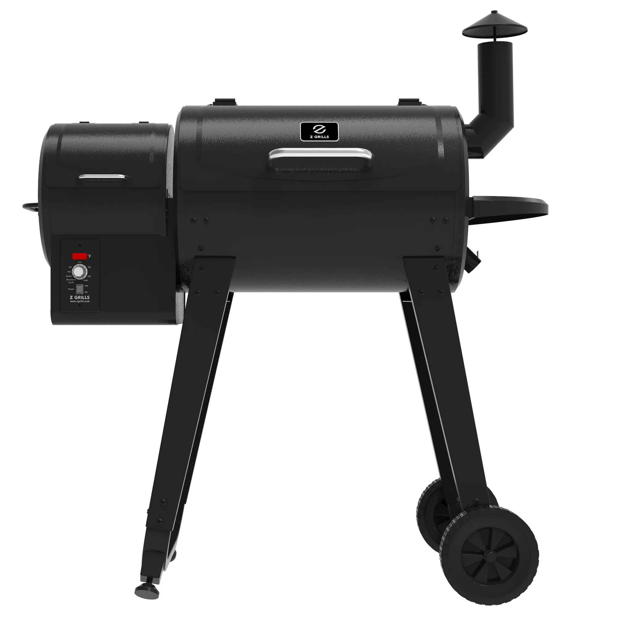 Z GRILLS ZPG-450A3 Wood Pellet Grill and Smoker 8-in-1 BBQ 2022 model， Black