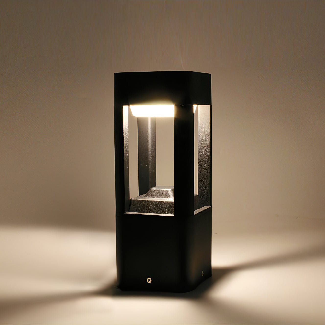 Rectangular Column Garden Outdoor Light