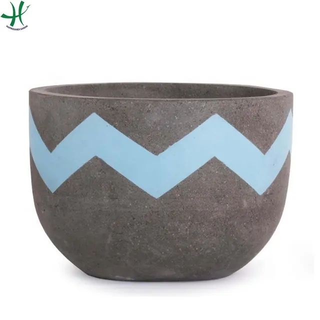 2021 Wholesale custom design plant cement flower pots in Vietnam  new designs and patterns