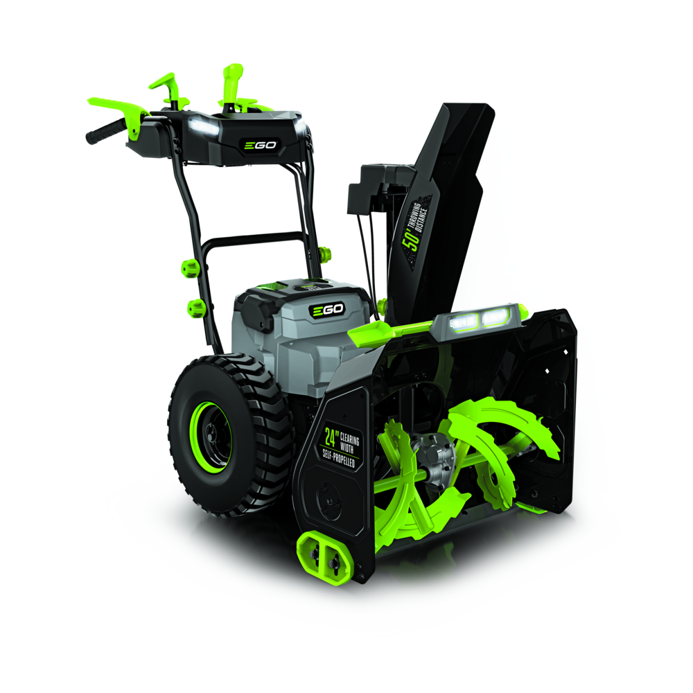 EGO POWER+ Snow Blower 24 Self-Propelled 2 Stage with Two 10 Ah Batteries ;