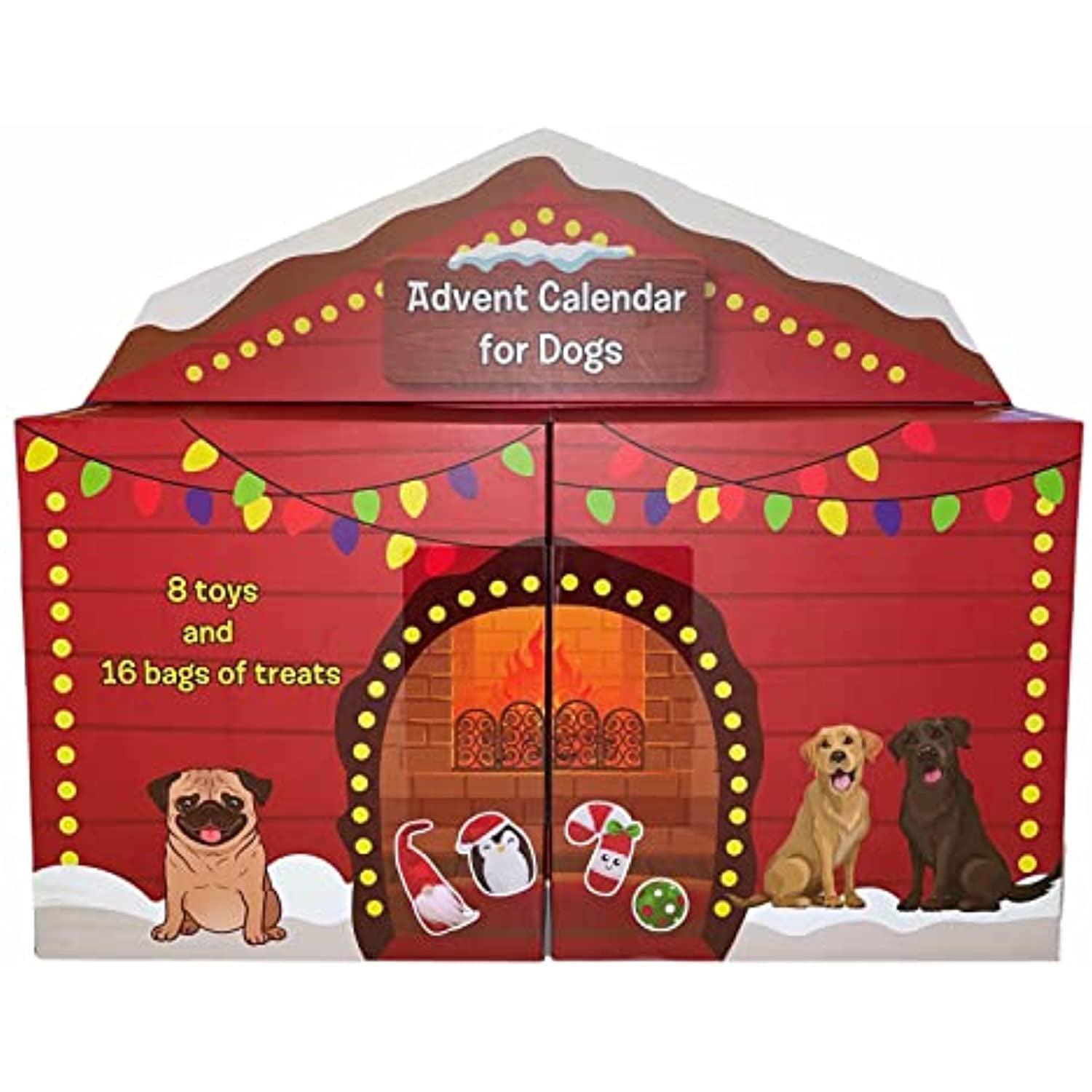 Dog Advent Calendar 24 Day Count Down to Christmas from Think Dog by Delca (8 Toys and 16 Treats)  Crowdfused