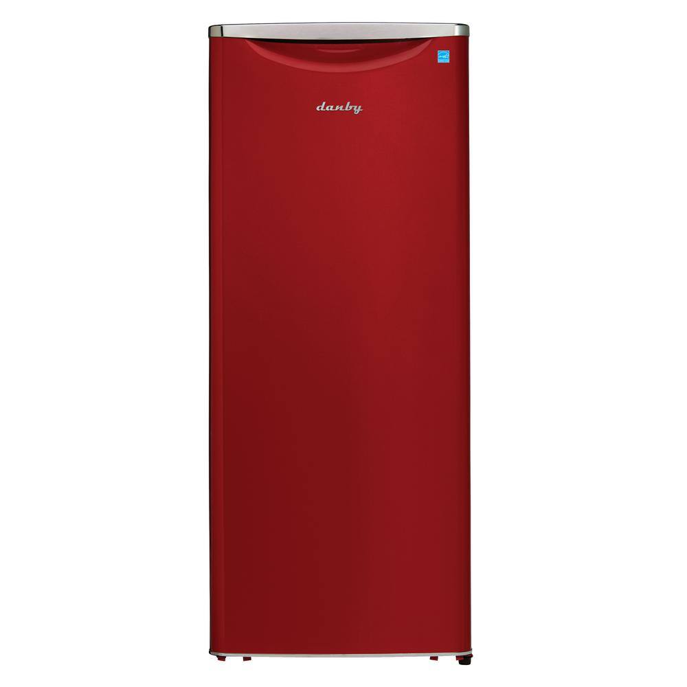 Danby 23.82 in. 11 cu. ft. Retro Freezerless Refrigerator in Red DAR110A3LDB