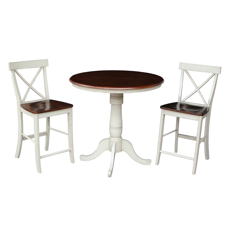 International Concepts 36 Raised Dining 3-piece Set