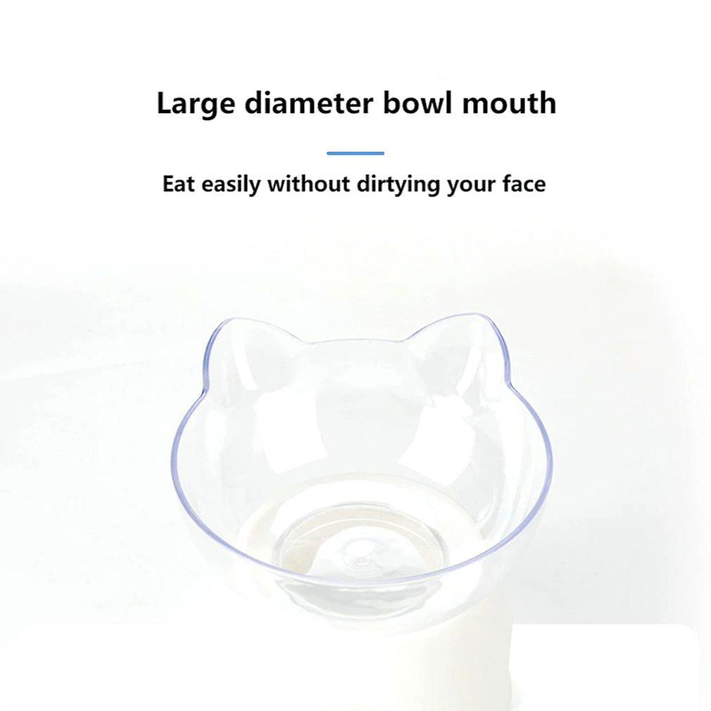 Cat Bowl High Foot Dog Bowl Neck Protector Cat Pet Food Water Bowl Anti-overturning Binaural Pet Feeding Cup Pet Feeder Bowl