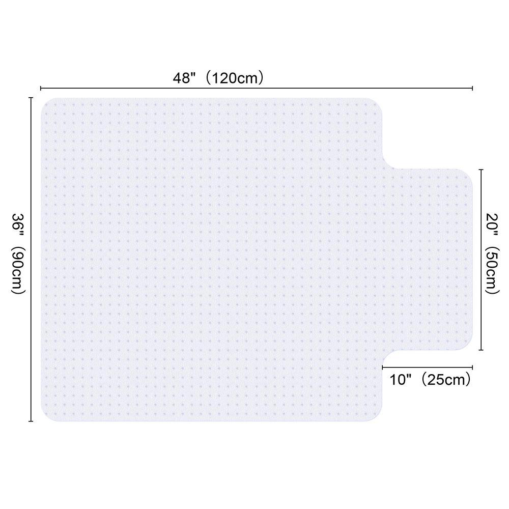 Yescom 48x36 Studded Low Pile Carpet Chair Mat