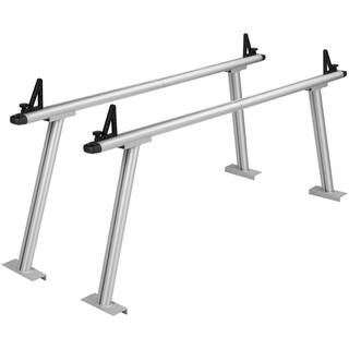 VEVOR 71 in. x 31 in. Truck Ladder Rack 800 lbs. Capacity Aluminum Truck Bed Rack with 8 Non-Drilling C-clamps for Truck Kayak PKHJLXJB71INCA3EAV0