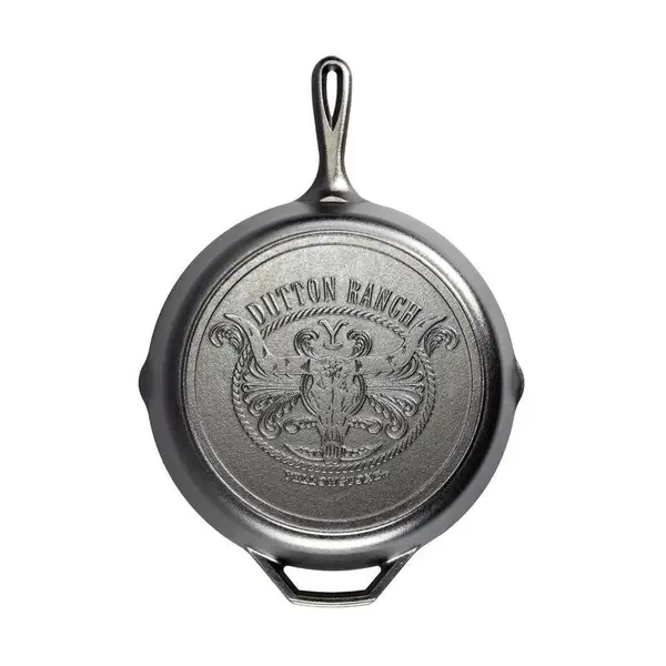 Lodge Yellowstone 12 Inch Cast Iron Steer Skillet