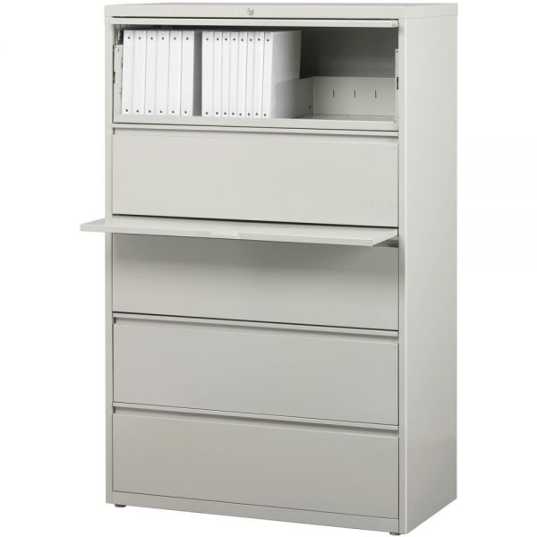 Lorell 5 Drawer Lateral File Cabinet， Letter/Legal/A4， 36