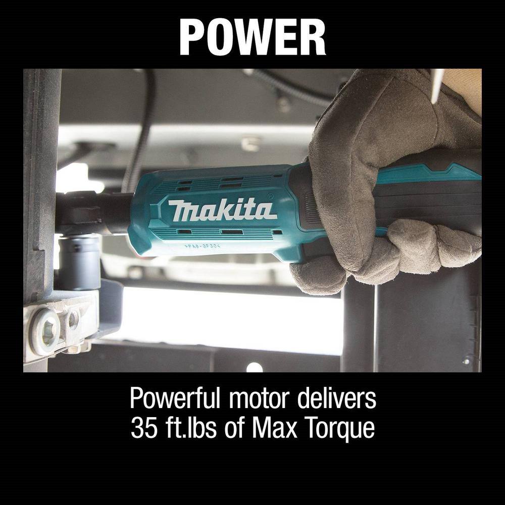 Makita 38 in.14 in. 18V LXT Lithium-Ion Cordless Square Drive Ratchet (Tool-Only) XRW01Z