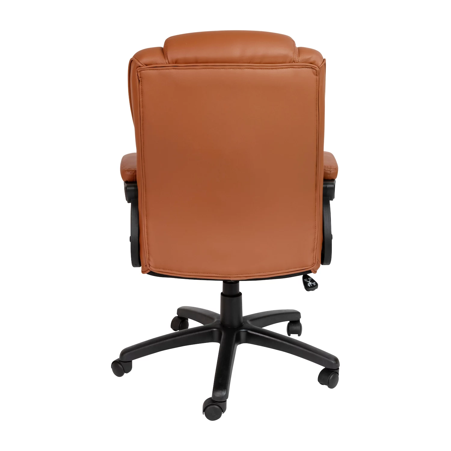 Emma and Oliver Big and Tall 400 lb. Rated Black LeatherSoft Office Chair - Executive Office Chair