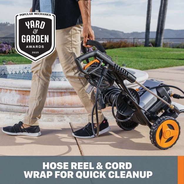 Worx Wg607 13 Amp Brushless 2000 Psi Electric Pressure Washer 1 2 Gpm