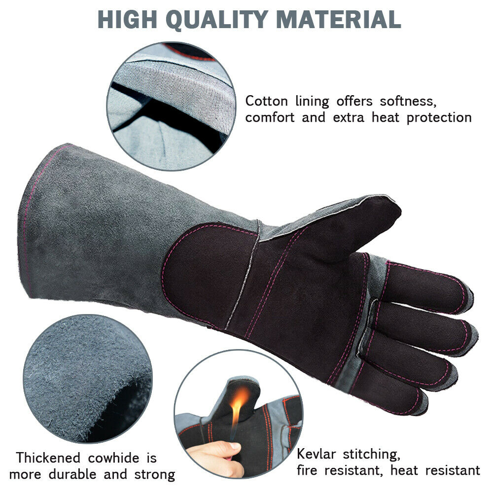 Animal Handling Gloves Bite Proof,iClover Best Bite Resistant Gloves to Prevent Animal Bites - Ideal Bite Proof Gloves For Training Cats, Dogs, Birds and Reptiles