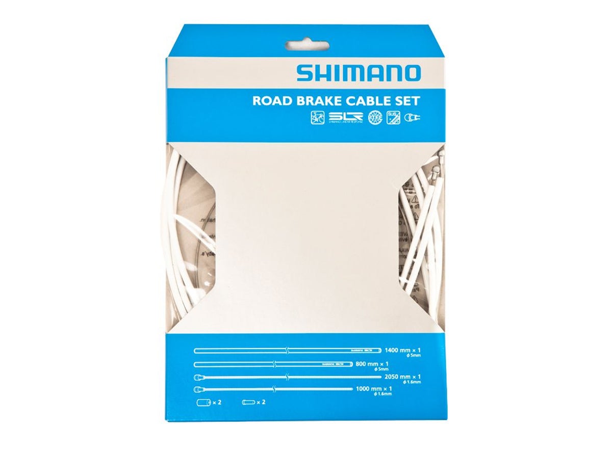 Shimano Road PTFE Brake Cable Set - White