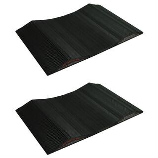 Park Smart Solid PVC 15 in. Wide Large Vehicle Tire Saver Ramps (Set of 2) 95215