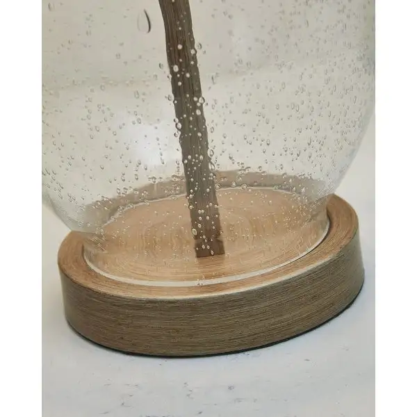Ashley Furniture Clayleigh Clear and Brown Glass Table Lamps (Set of 2) - 12