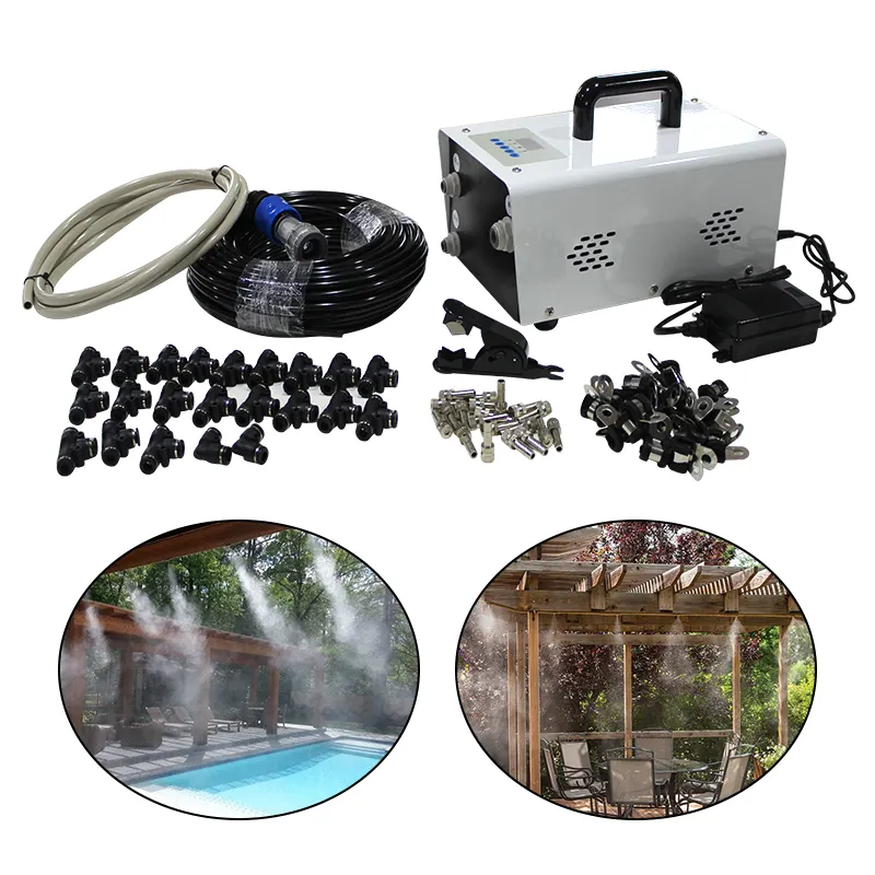 Mist cooling system 30pcs water mist sprayer  outdoor cooling system