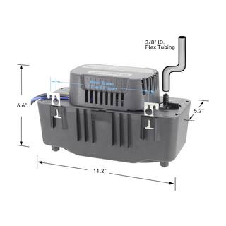 BECKETT Medium 115-Volt Condensate Removal Pump with Safety Switch and 22 ft. Max Lift BK221LSUL