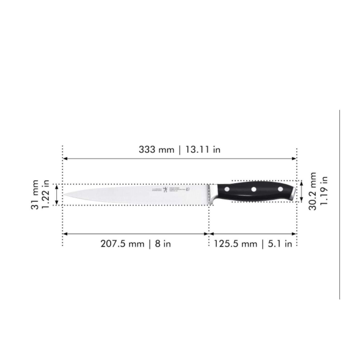 Zwilling J.A Henckels Forged Premio 8 in. L Stainless Steel Carving Knife 1 pc