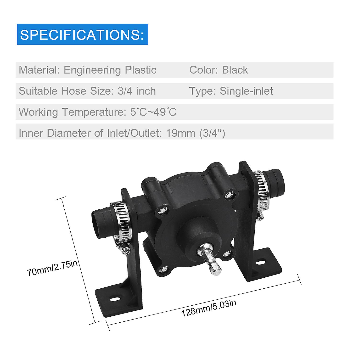 Portable Drill Pump Self Priming Oil Fluid Water Transfer Pump Emergency Bilge Pump Watering Fish Tank Pump For All Drills And Fluids No.213030