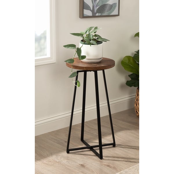 Kate and Laurel Zia Round Side Table