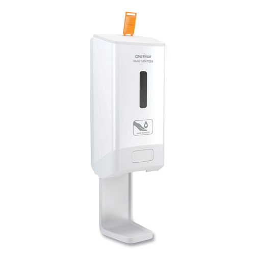 Coastwide Professionalandtrade; J-Series Automatic Wall-Mounted Hand Sanitizer Dispenser | 1，200 mL， 6.62 x 4.12 x 13.87， White | CWZJAHW