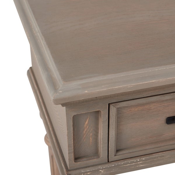 Finch Cassatt 2 Drawer Console Table， Gray