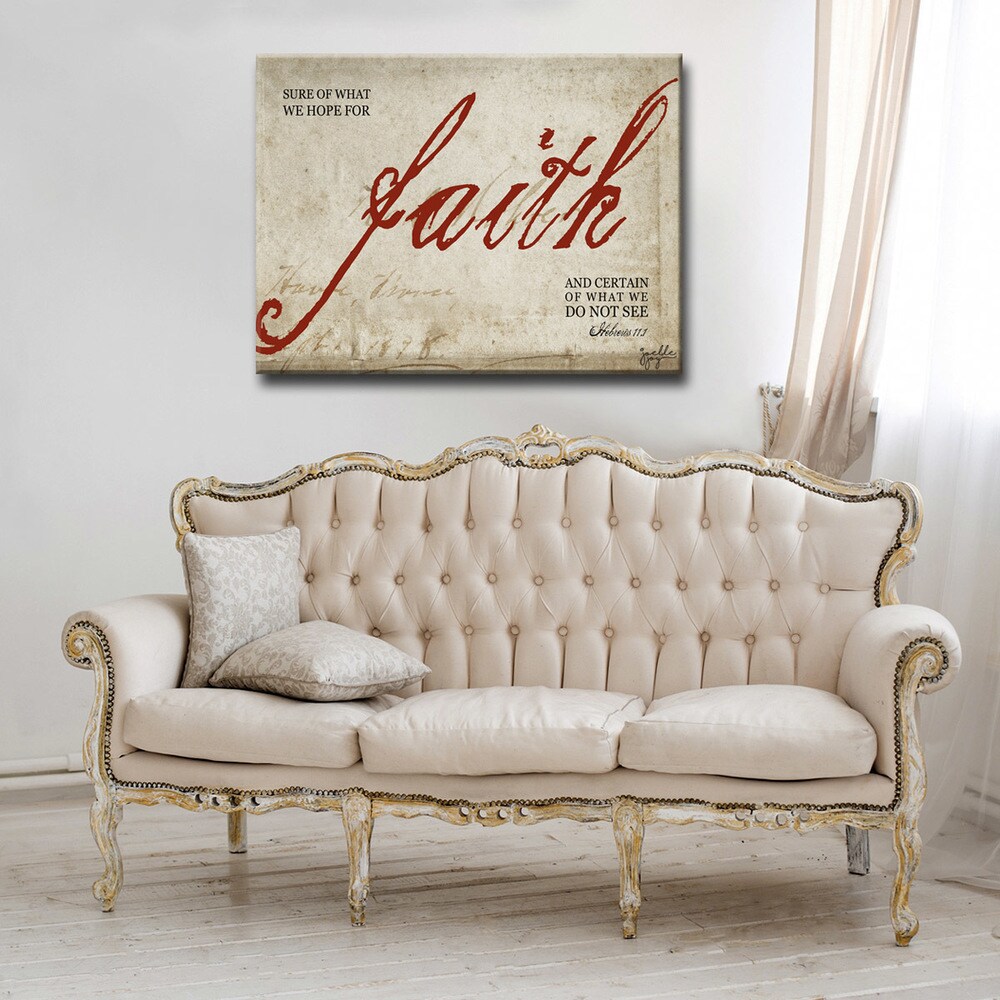 Faith' Canvas Wall Art by Joelle Joy