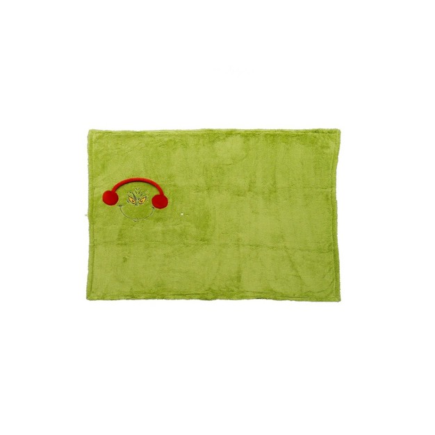 Disney Enesco The Grinch Snowthrow Christmas Throw Blanket