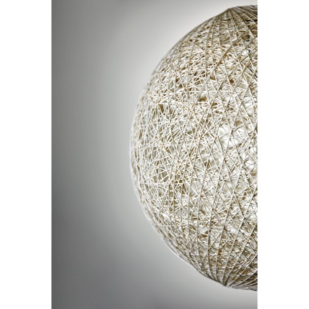 Havana Extra Large Pendant Cream Rattan Adesso