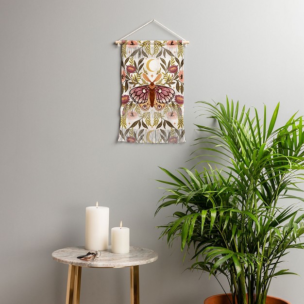 Avenie Countryside Garden Moth Fiber Wall Hanging Society6