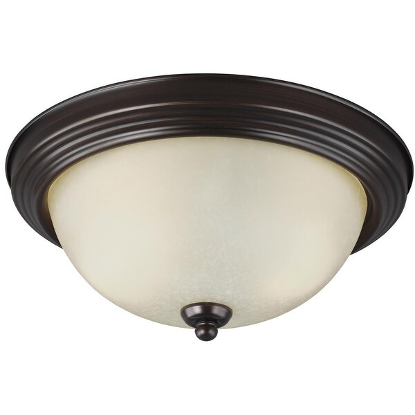 Generation Lighting Geary 2 Light 13 Wide LED Flush Mount Bowl