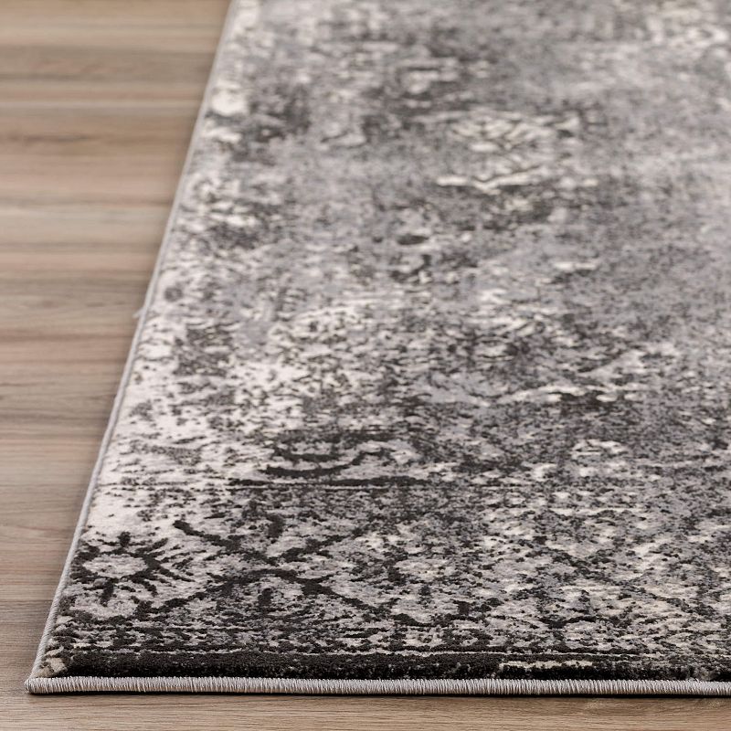 Addison Dayton Transitional Erased Persian Silver Area Rug