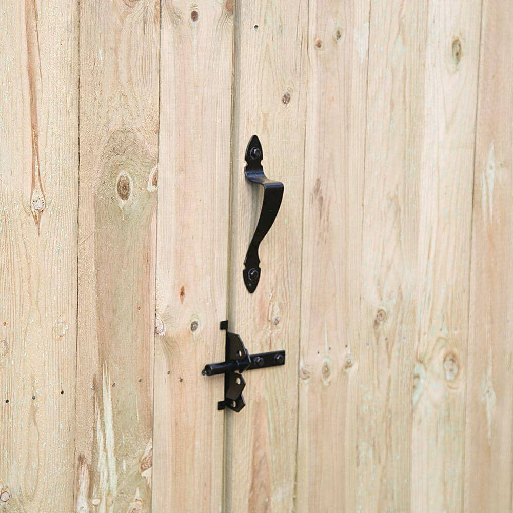 Barrette Outdoor Living Contemporary Post Latch with Handle SS 73014913