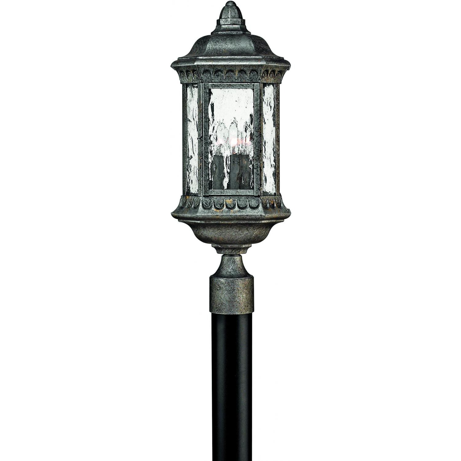 Hinkley Lighting Regal Three Light 23-Inch Outdoor Post Light