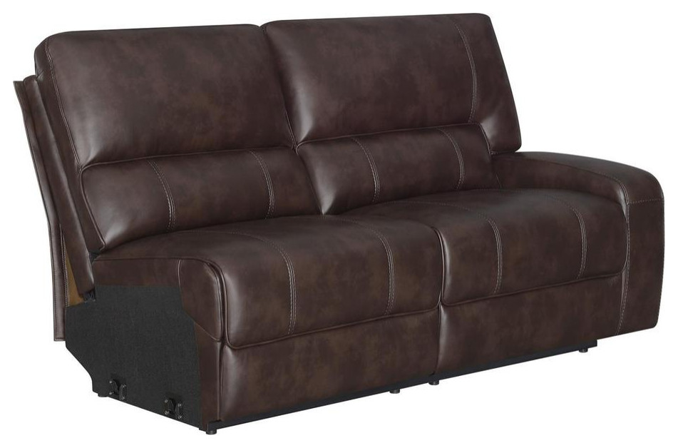 Raf Loveseat  Brown  70.00 X 41.00 X 40.00H   Contemporary   Sofas   by BisonOffice  Houzz