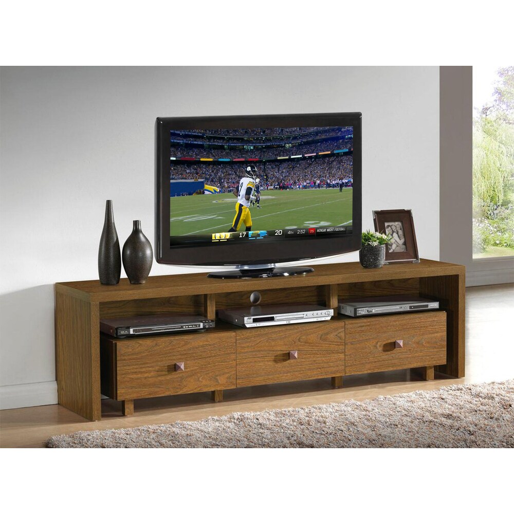 Urban Designs Elegant TV Stand For TVs Up To 75 Inches With Storage